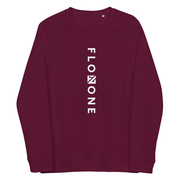 Unisex organic raglan sweatshirt - Flozone